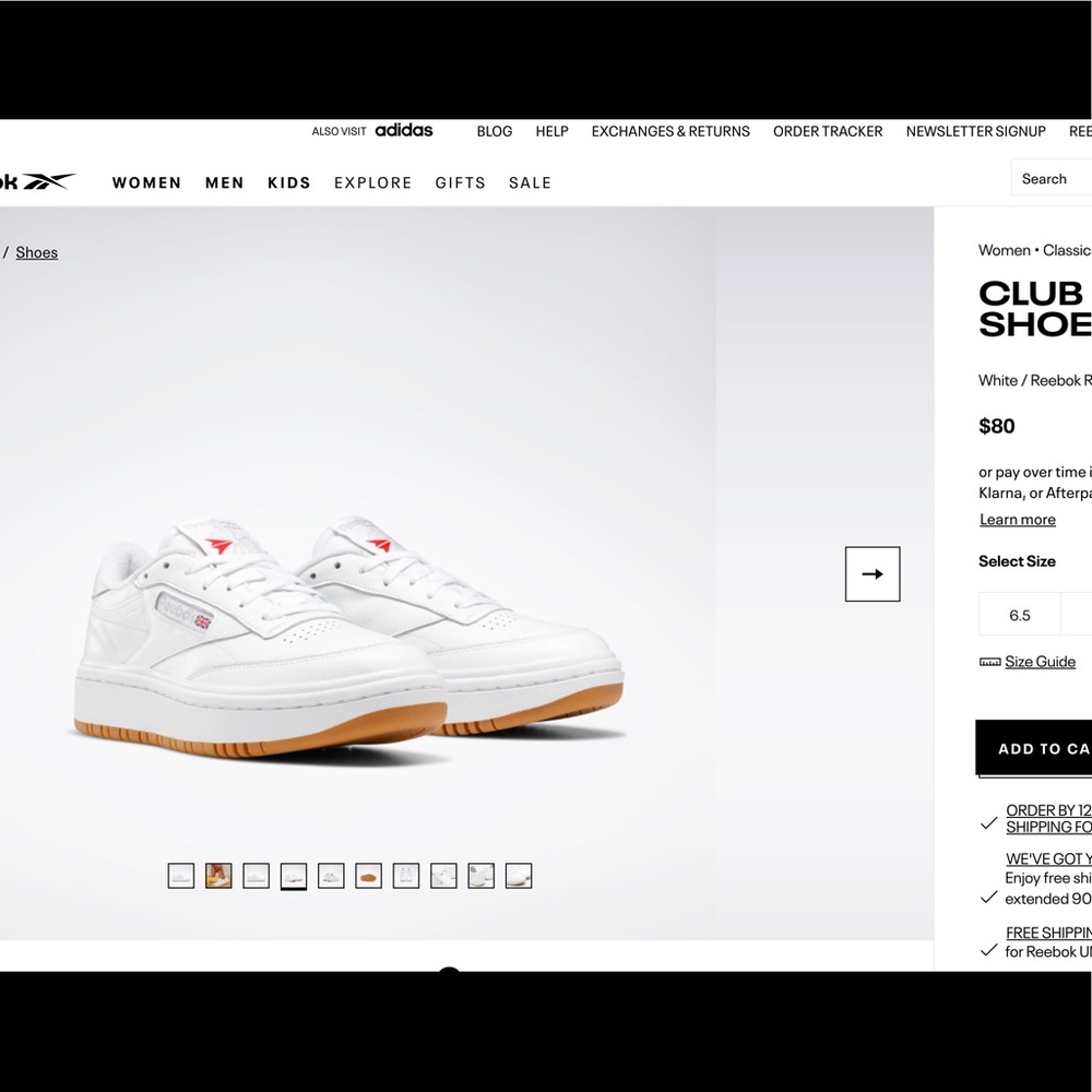 Reebok Club C Double shoes